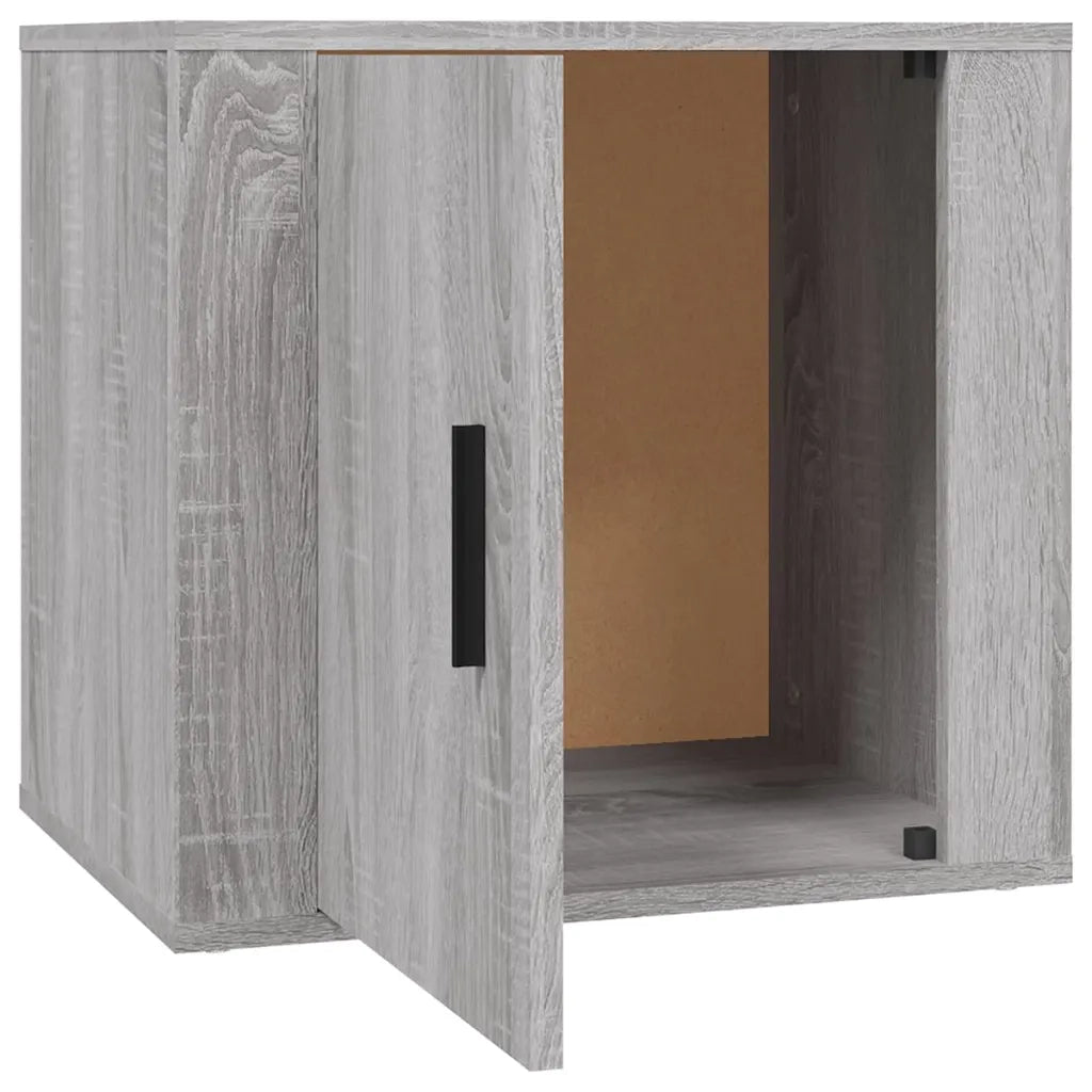 Comodino | Armadio da Notte | Mobiletto da notte Grigio Sonoma 50x39x47 cm