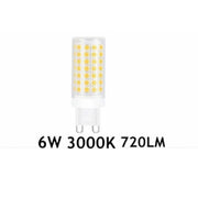 Trade Shop - Lampadina Led G9 6 Watt 720lm Luce Calda 3000k Naturale 4000k Fredda 6500k - -bianco Caldo      -