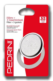 Ricambio guarnizioni in silicone 3 pezzi caffettiere 1 tazza pedrini