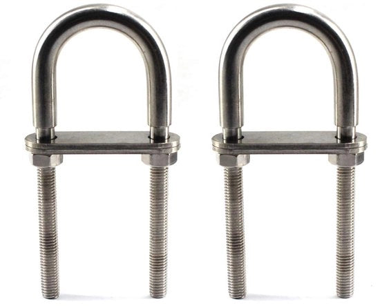 M8x120 Strappo a U - Acciaio Inossidabile - Duraturo - Strappo a U - Resistente alla Corrosione - Adatto per Ambienti Umidi - 2 Pezzi