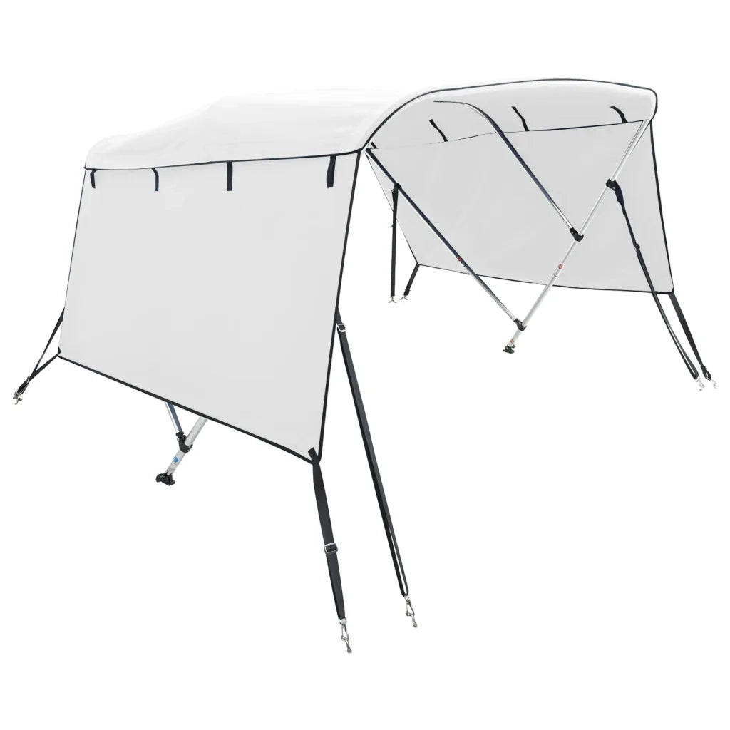 Bimini di Prua con Pareti Laterali 3 Archi 183x(170-182)x137cm 94816
