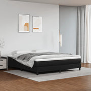Struttura Letto a Rete a Molle Nero 160x200 cm in Similpelle 3120706