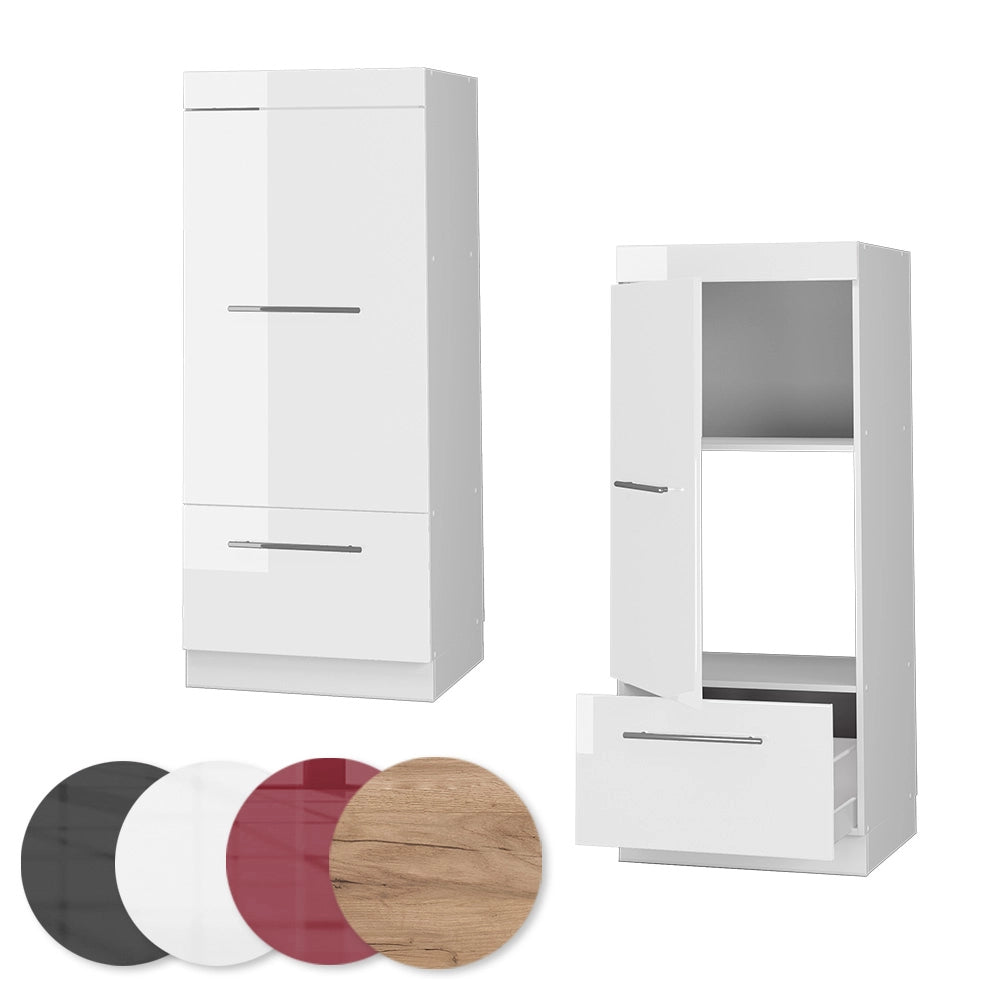 Vicco Set mobili bagno Bianco lucido 60 cm