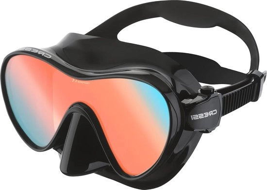 Maschera da immersione o set completo di maschera senza cornice & tubo di respirazione per immersioni e snorkeling - misura unisex