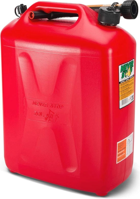 Bicchierino di Carburante da 20 Litri - Rosso - Per un'Efficiente Conservazione del Carburante