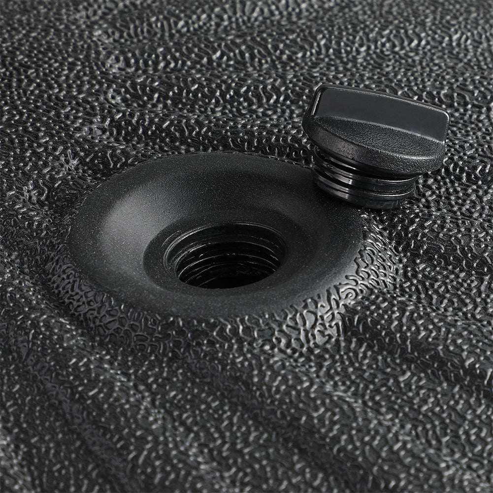 Base Ombrellone da Giardino Spiaggia Riempimento Acqua 28 kg Anti Capovolgimento