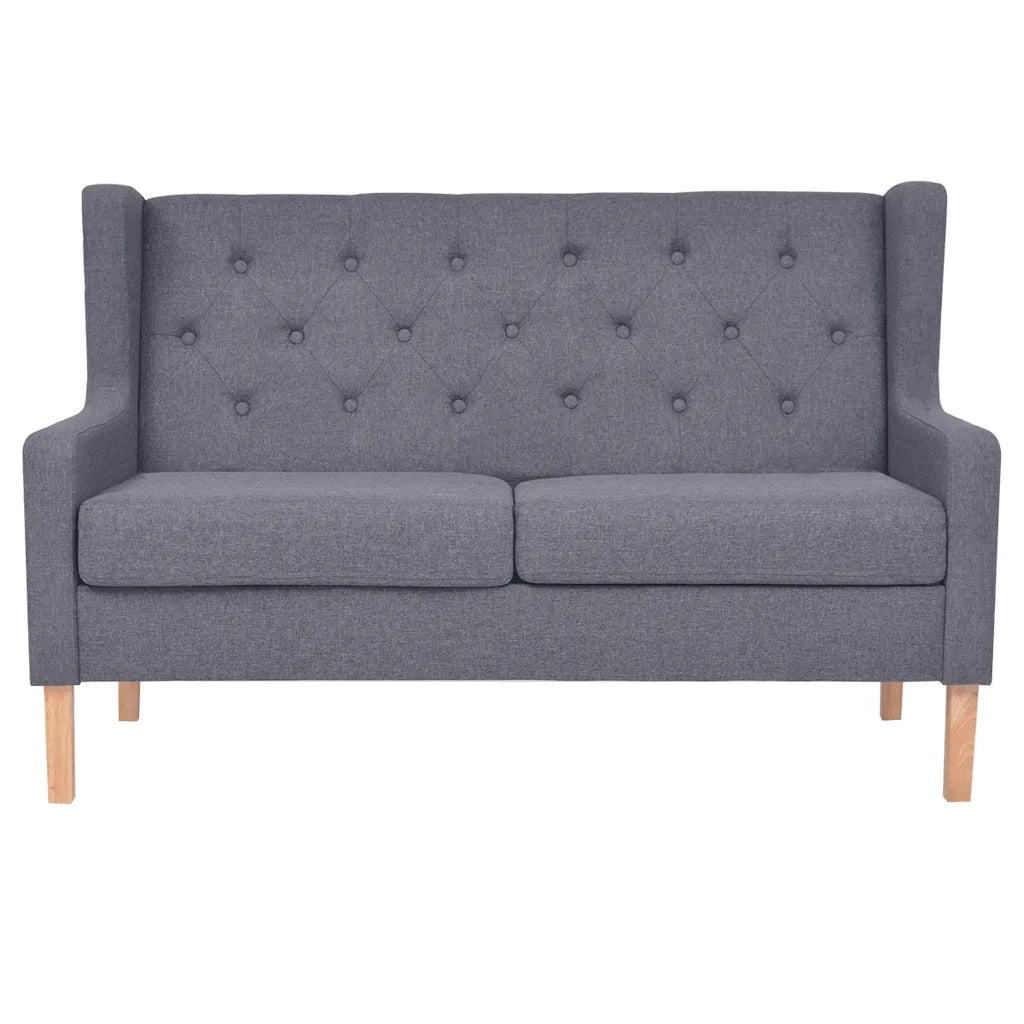 Set di Divani 3 pz in Tessuto Grigio cod mxl 11697