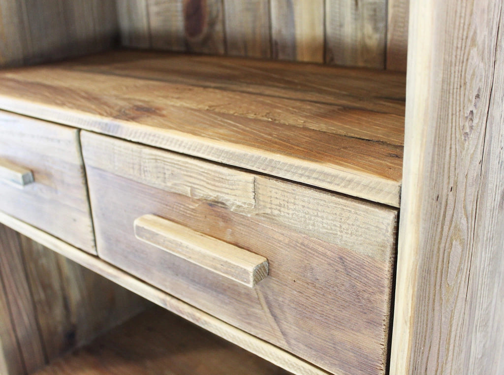 LIBRERIA ALYCE IN LEGNO DI PINO RICICLATO 80 X 40 X H190 CM