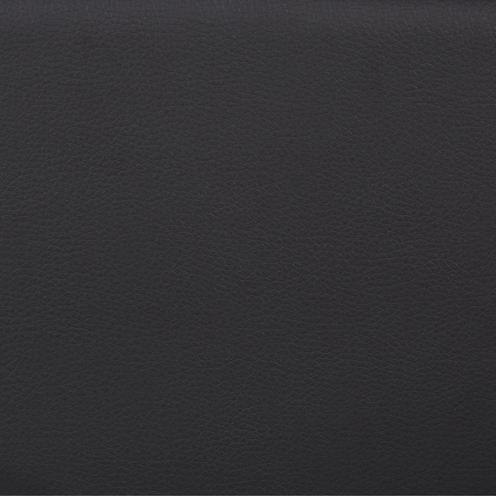 Letto Boxspring in Tessuto Nero con Materasso a Molle 180 x 200 cm