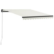 Tenda da Sole Retrattile Manuale 300x250 cm Crema cod mxl 67125