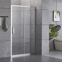 Porta Parete Doccia 170 cm 1 Anta Scorrevole in Cristallo Trasparente 6mm H195 Bonussi Giuly