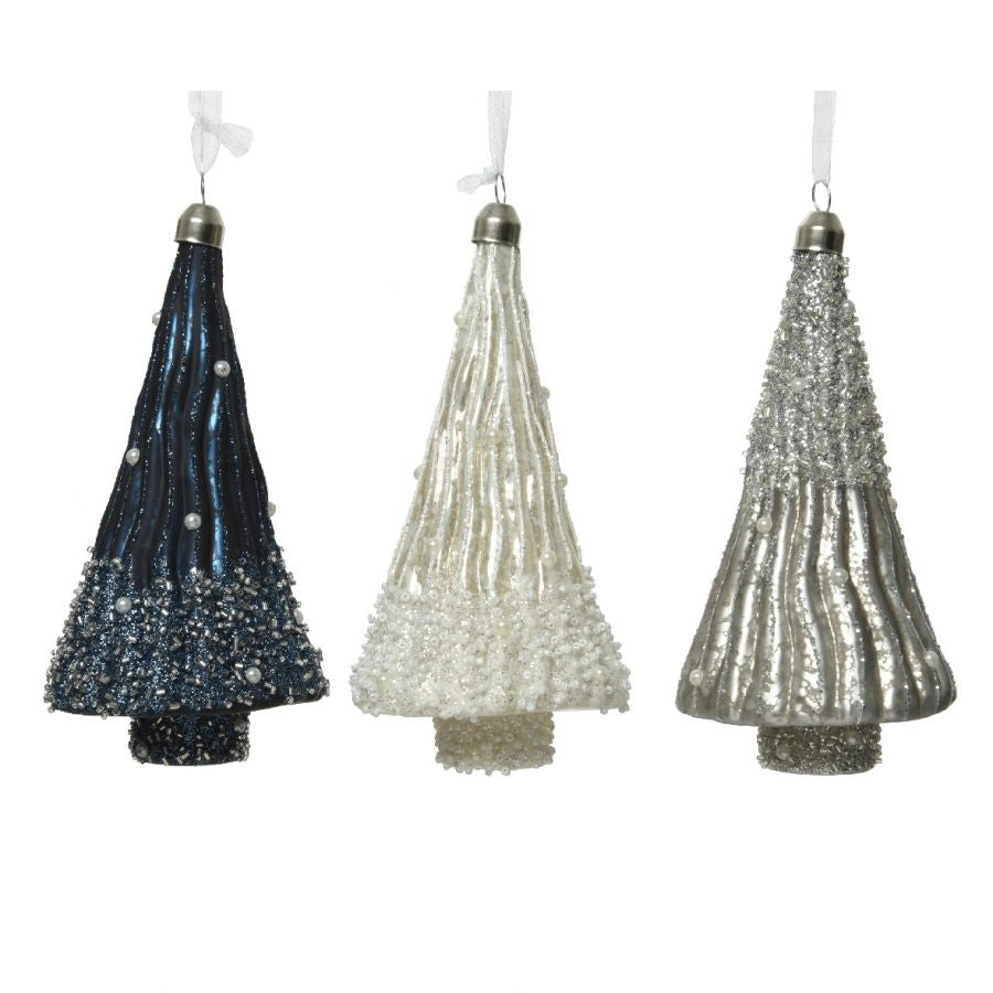 Pallina ad albero natale  3 ass d 8x16 cm prezzo caduno indicare il modello
