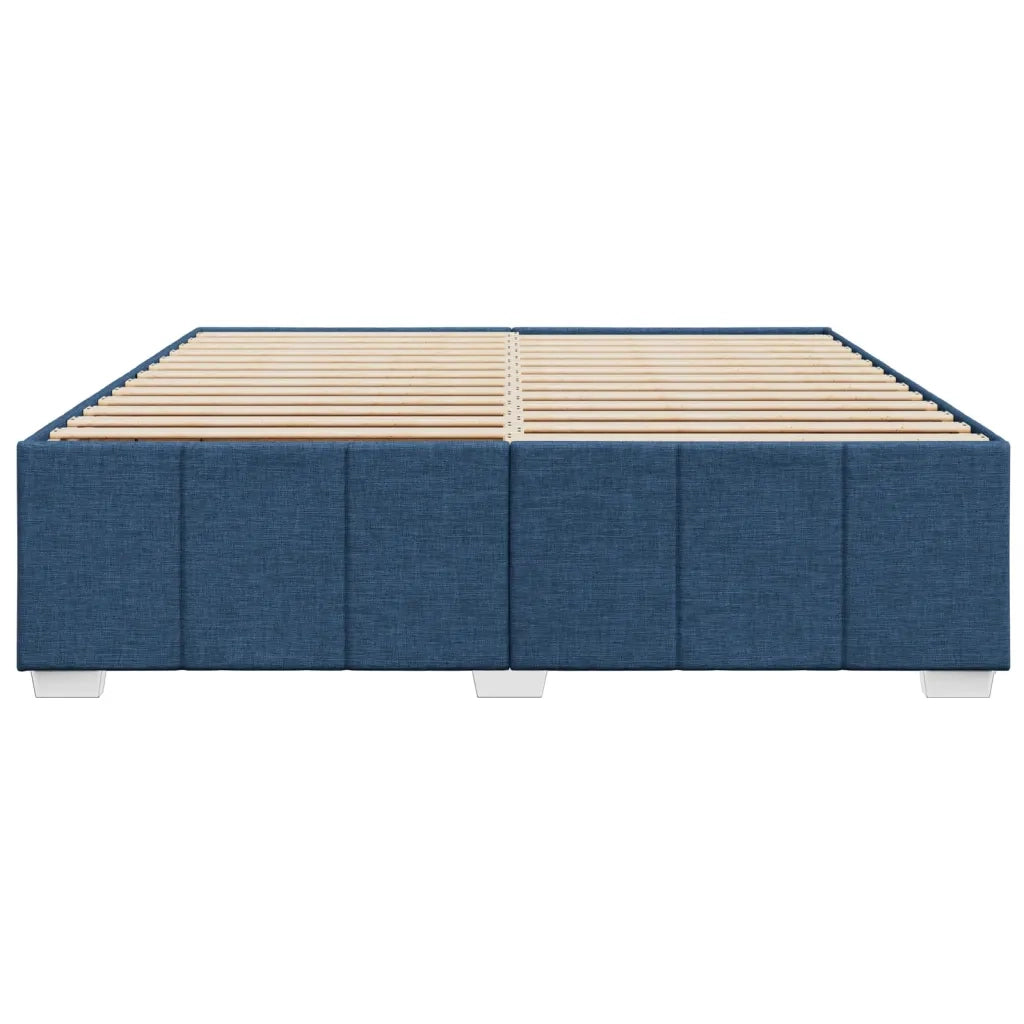 Giroletto senza Materasso Blu 200x200 cm in Tessuto 3284866