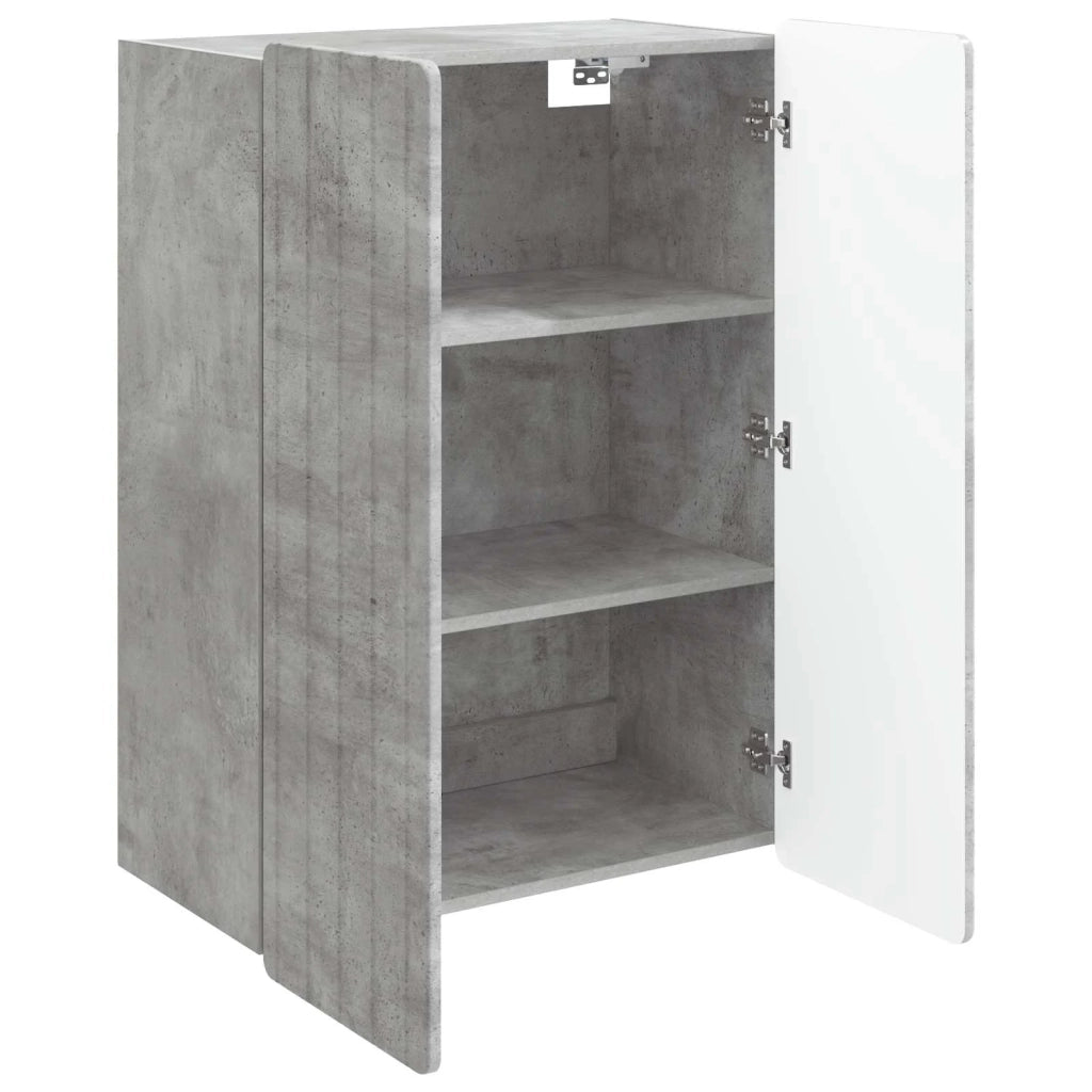 Mobiletto a muro Grigio Cemento 66 x 34,5 x 92 cm 898228
