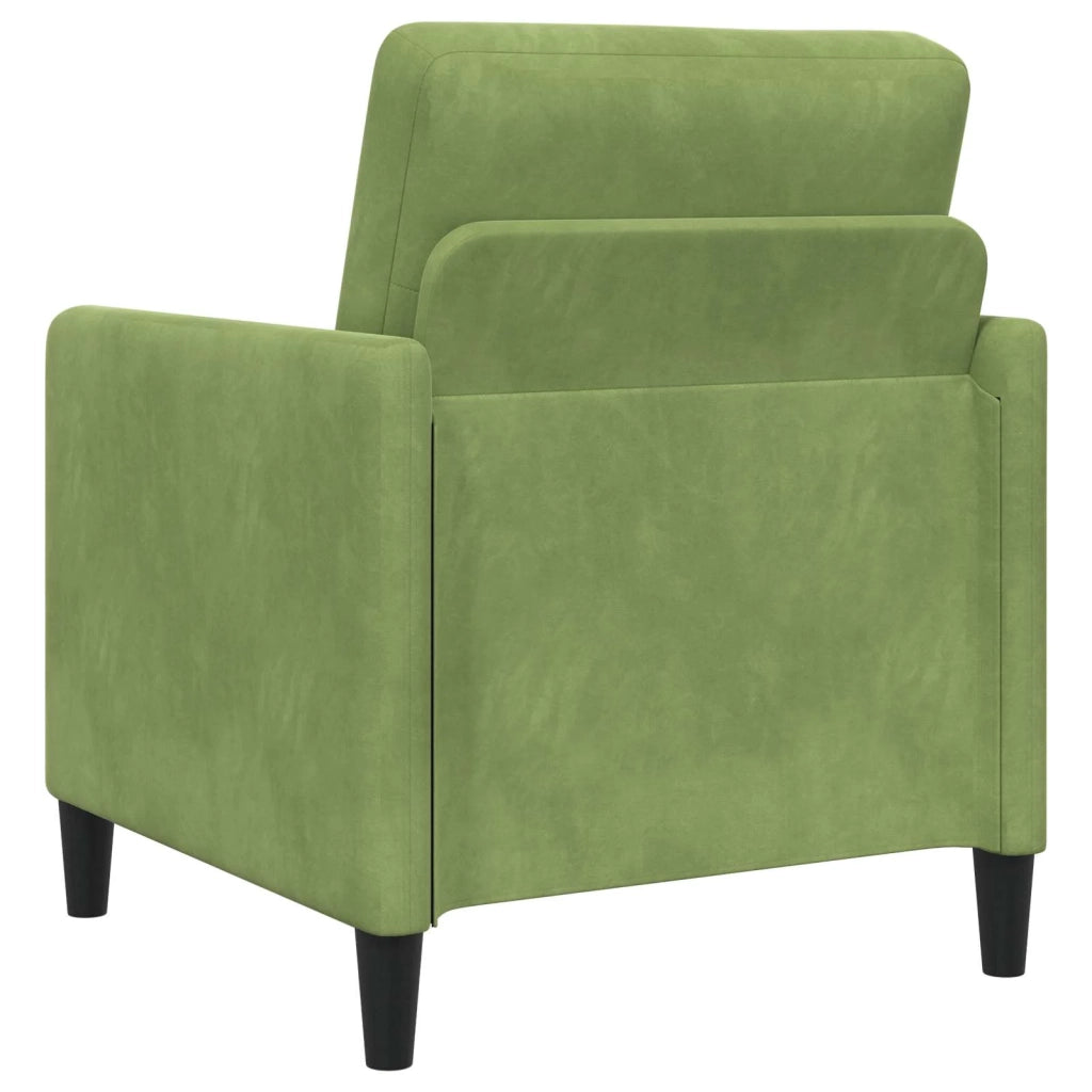Set di Divani con Storage 2 pz Verde chiaro Poliestere 3429221