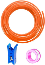 Slang Pneumatico 6 mm - Tubo di Rete in PU - Tubo di Rete per Pressione - 12 Metri - Resistente ai Solletici - Flessibile - Adatto per Compressore di Aria