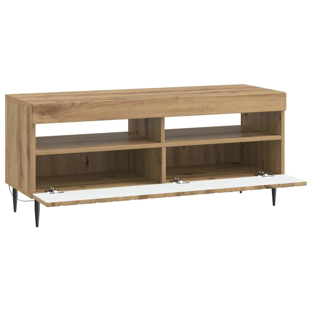 Mobile TV LED Rovere Artigianale Legno ingegnerizzato 896554