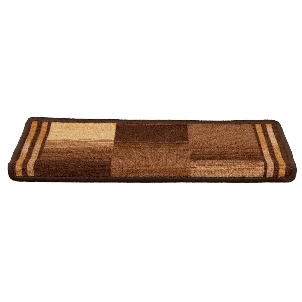 Tappetini Autoadesivi per Scale 15 pz 65x25 cm Marroni cod mxl 68250