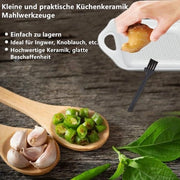Raspante Multifunzionale con Manico Ergonomico - 11 x 6,8 cm - Ideale per Gambero/Knoflook - Facile da Pulire - Raspante
