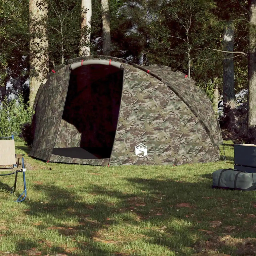Tenda da Pesca per 5 Persone Mimetica Impermeabile 4005322