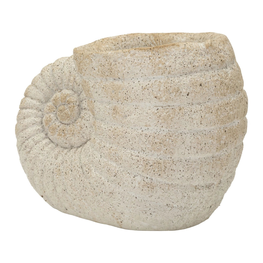 Vaso Decorativo VKH1048, Beige, MgO, 33x19x23 cm