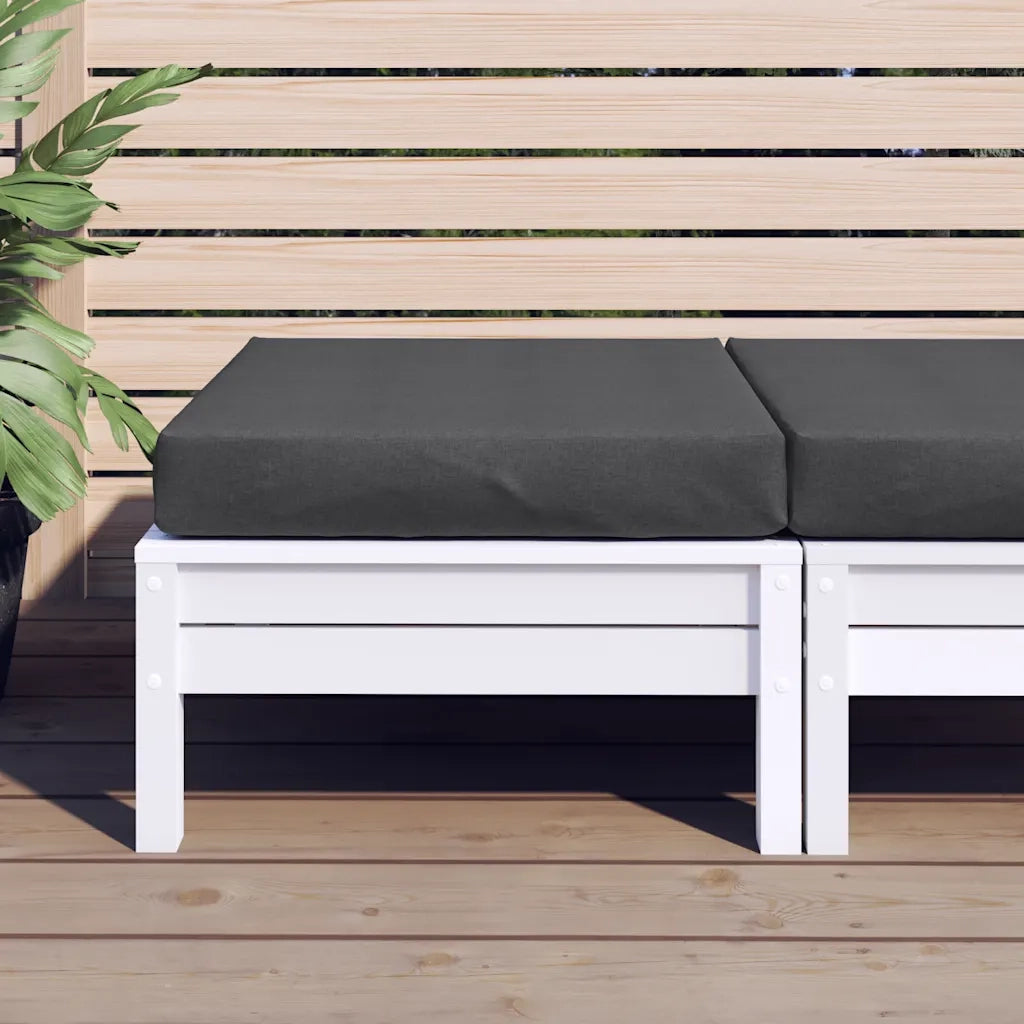 Cuscino per Pallet Antracite MÃ©lange 60x60x9,5 cm in Tessuto