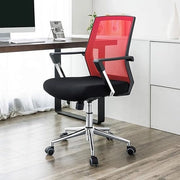 Sedia ergonomico per ufficio - sedia per ufficio con alta schiena, sostegno lombare regolabile, 30,5D x 56,5L x 58H centimetri