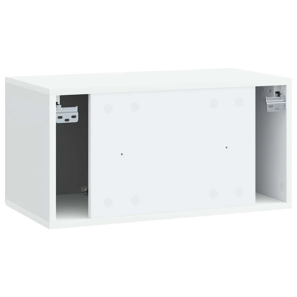 Mobile Porta TV da Muro Bianco 59,5 x 31 x 30 cm 899045