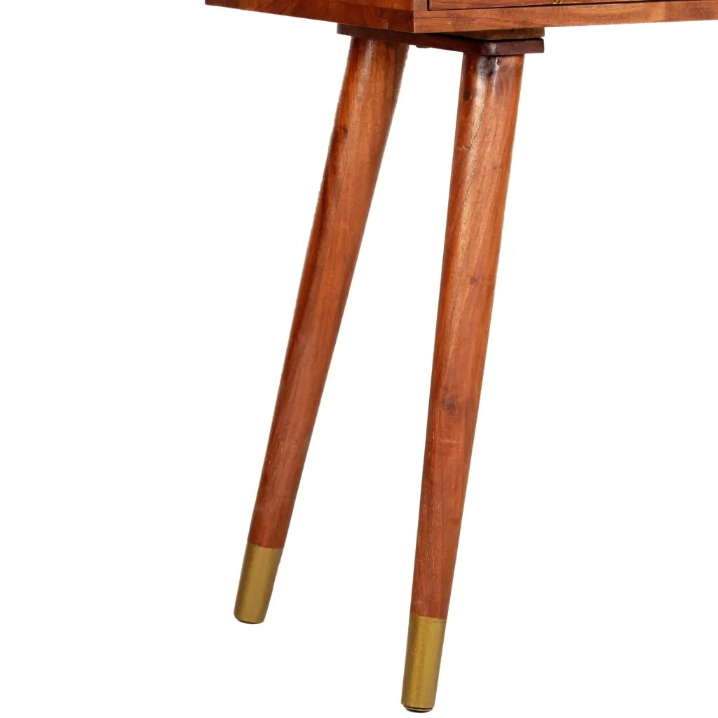 Tavolo Consolle 90x35x76 cm in Legno Massello d'Acacia 286174