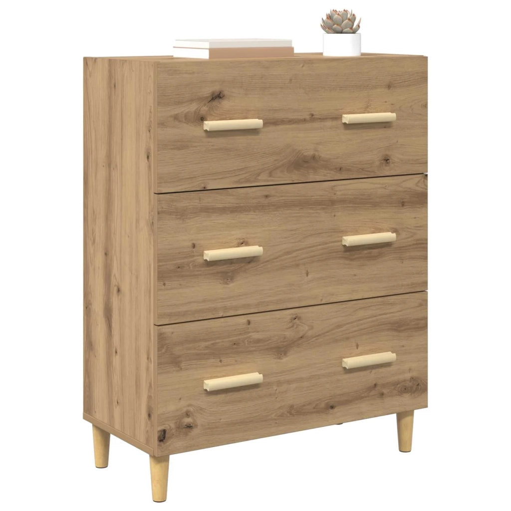 Credenza Rovere artigianale 69,5 x 34 x 90 cm Legno multistrato 880635