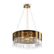 Maytoni Lampadario contemporaneo Wonderland 6 luci E14 oro acciaio vetro