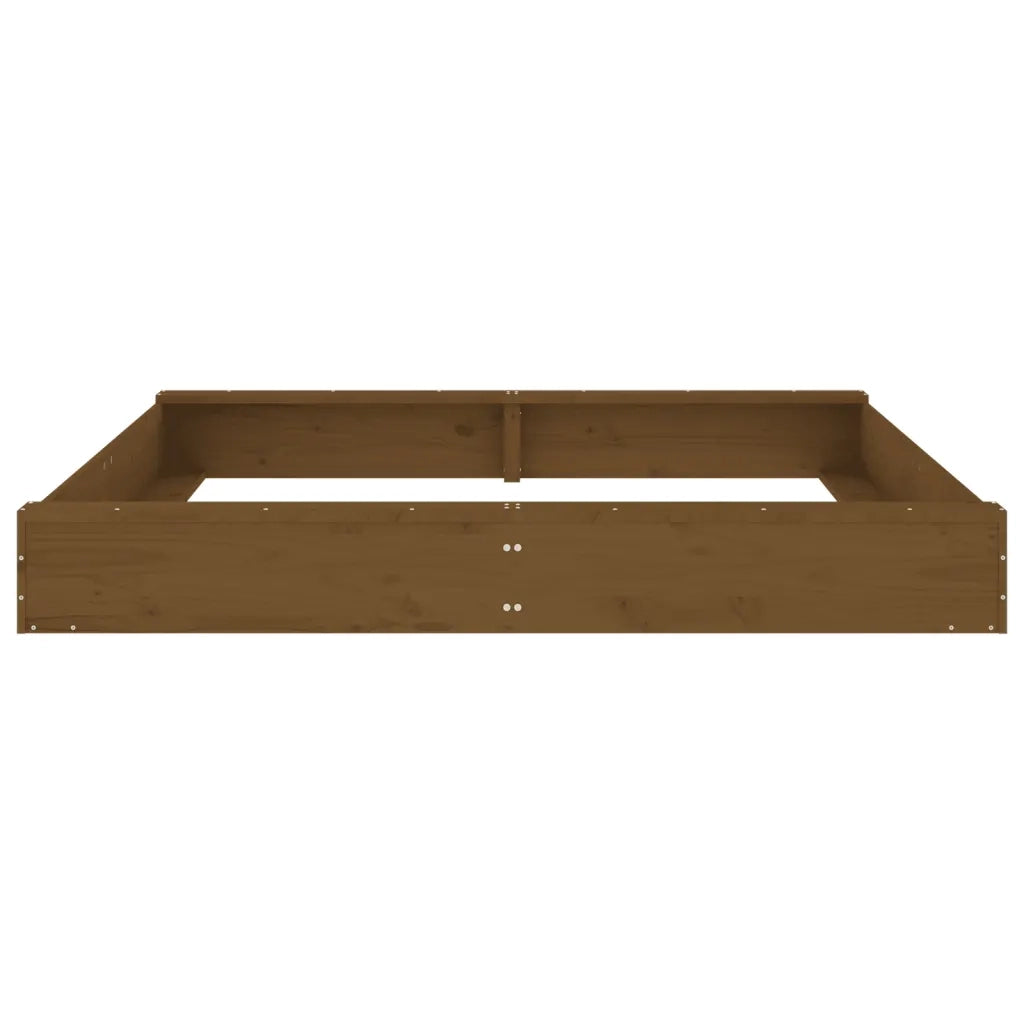 Sabbiera con Sedute Ambra Quadrata in Legno Massello di Pino 825040