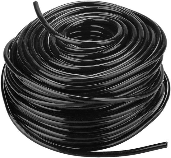 Irrigatissima plus - Slang irrigazione PVC nera - Sostanze flessibili per irrigazione - Sostanze per irrigazione a gocce per agricoltura 50 metri