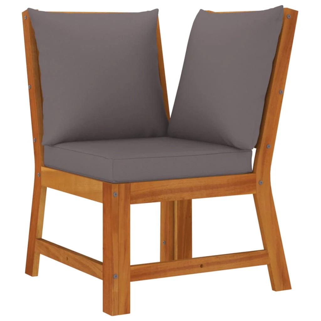 Set da pranzo per esterni composto da 7 pezzi in legno di acacia con cuscini 02_0014181
