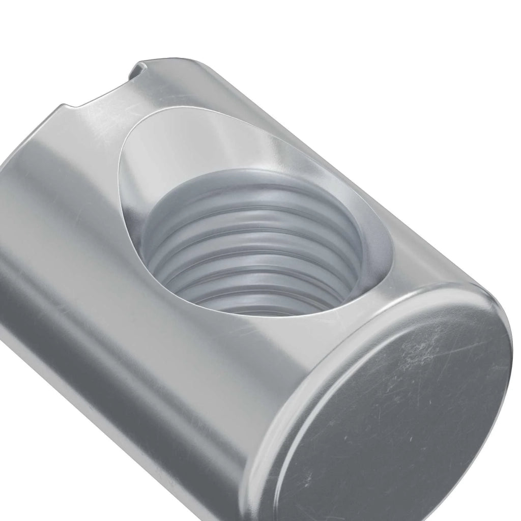 Dadi a tamburo 2 pz Argento M6 x 13 mm Metallo CFW1280267