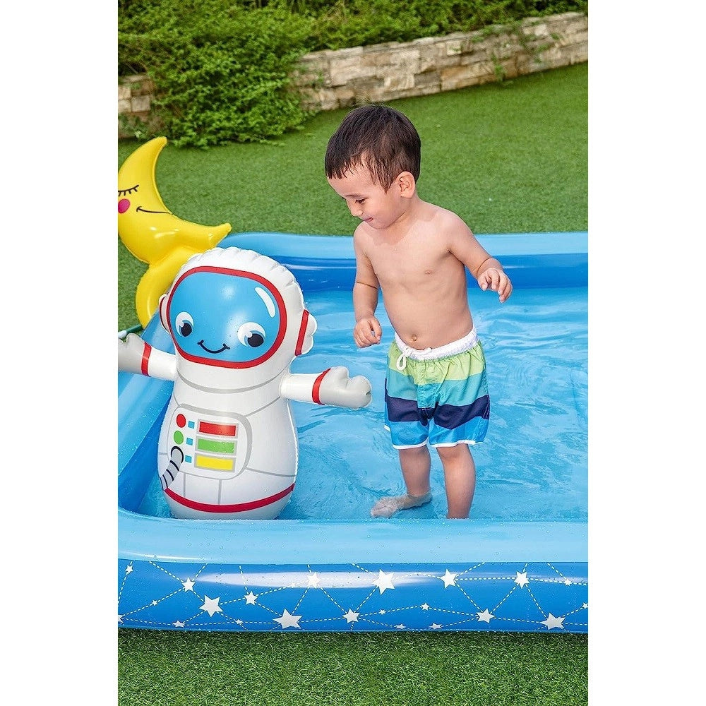 Trade Shop - Play Center Piccolo Astronauta Gonfiabile 228x206x84 Cm Piscina Giardino 53126 -