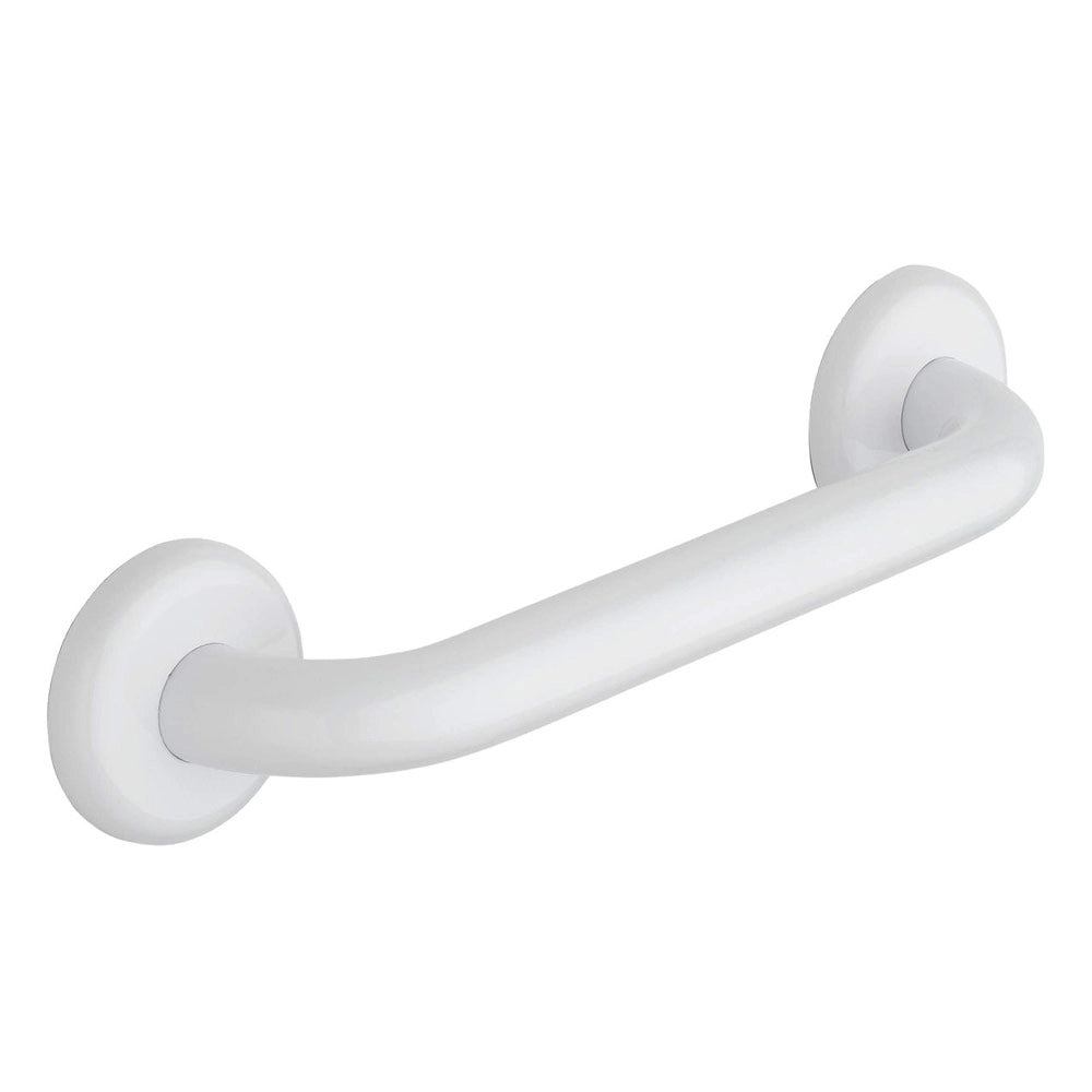 Maniglione Bagno Disabili di Sostegno Sicurezza in Acciaio Inox Bianco Formato: 30 cm