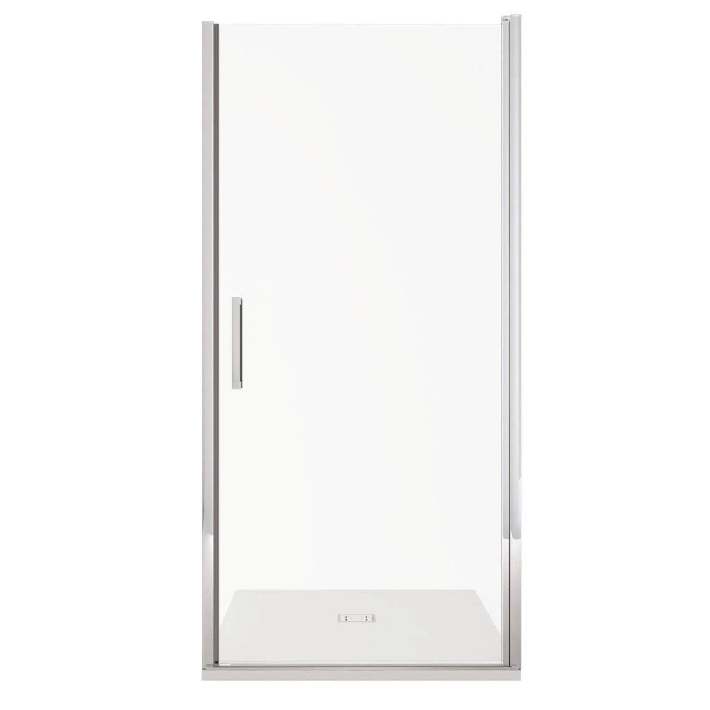 Porta Parete Doccia 80 cm 1 Anta Batttente in Cristallo Trasparente 6mm H195 Bonussi Alexia