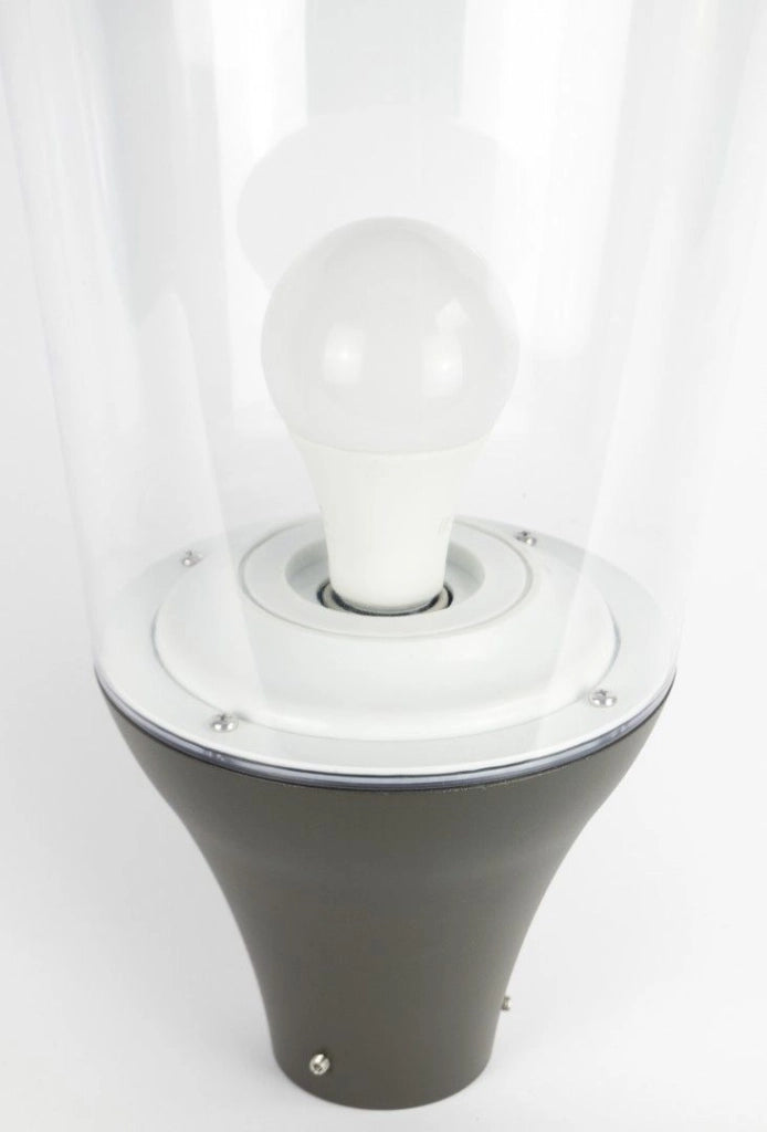 Lanterna da giardino METIS 1xE27 IP65 grigio scuro SU-MA