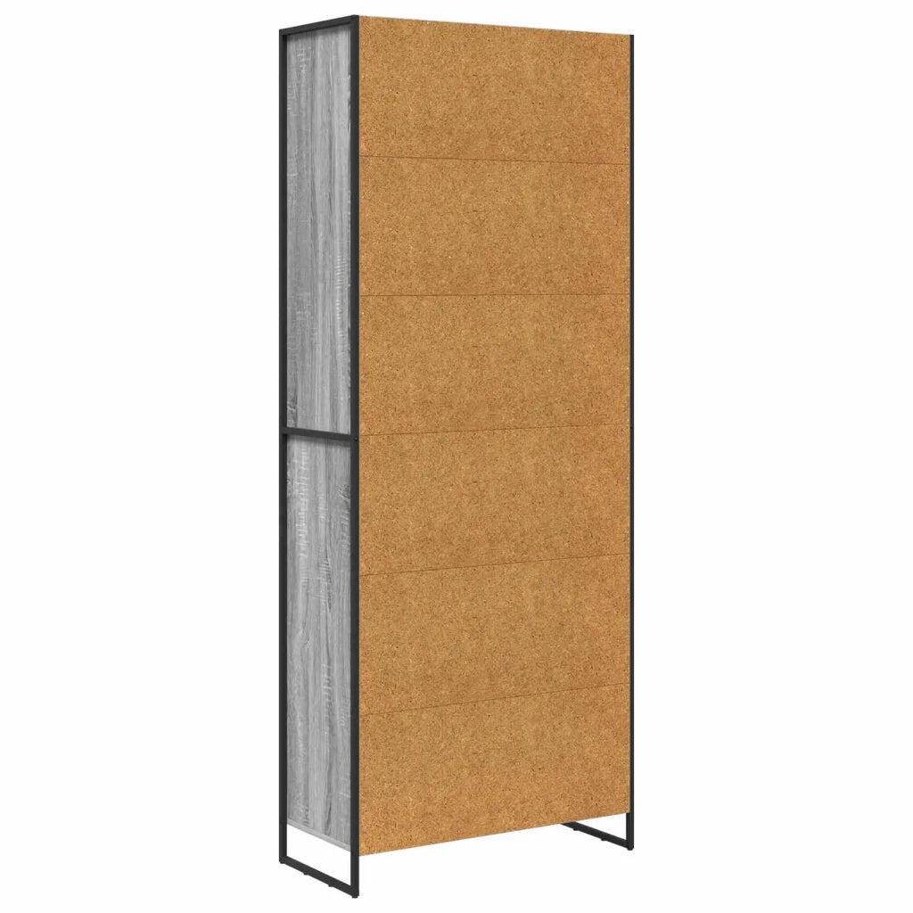 Armadi alti Grigio Sonoma 79 x 36 x 200 cm Legno multistrato 3403043