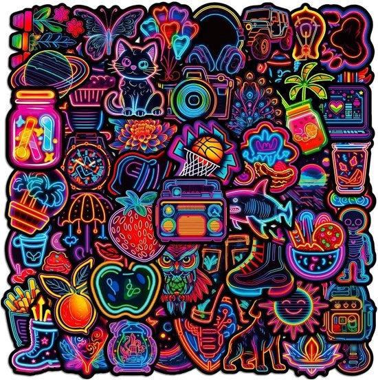 Set di Sticker con Citazioni Motivazionali - 50 Pezzi, Impermeabile, Sticker per Laptop, Telefono cellulare, Chitarre, Bambini, Ragazze, Ragazzi, Album di foto, Quaderno