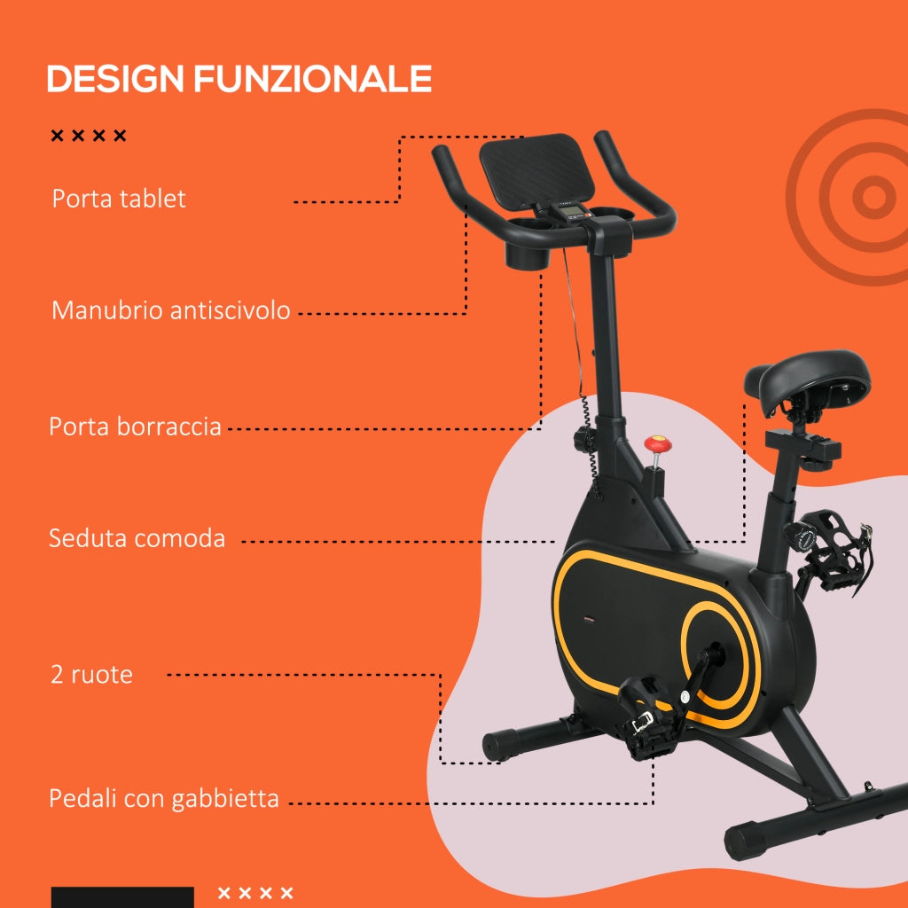 Bicicletta da camera magnetica ¨C zephmum ¨C Volano 4kg, regolabile