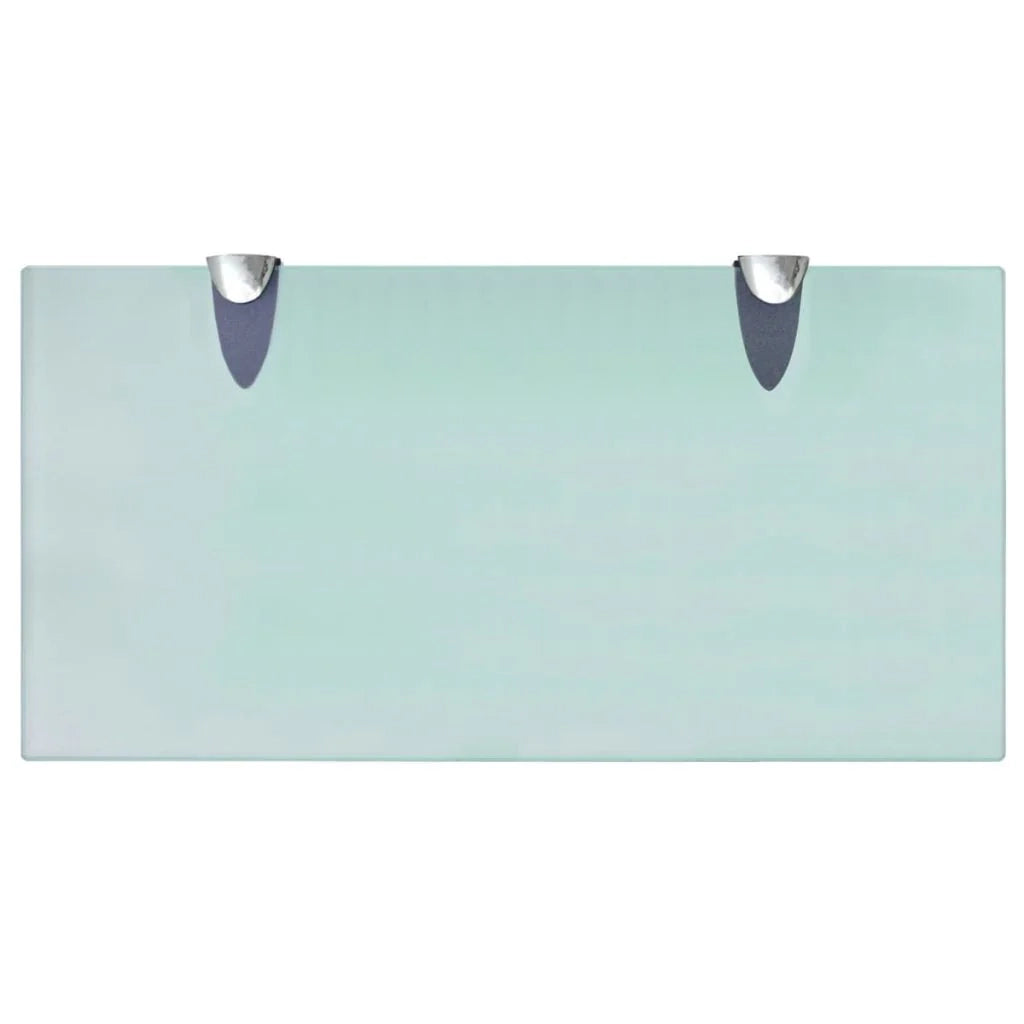 Mensola/mobile/mobiletto in vetro da parete 40x20 cm spessore 8 mm trasparente 2702144/2
