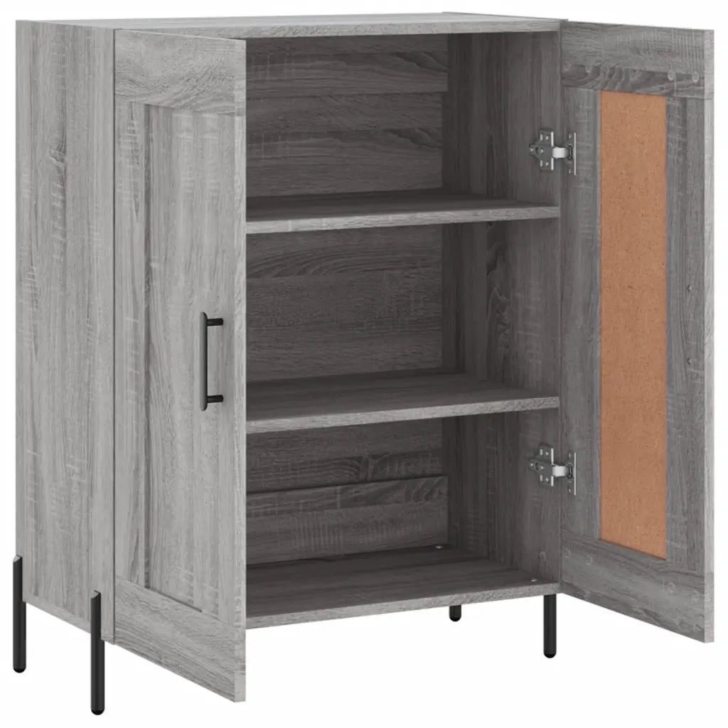 Credenza Grigio Sonoma 69,5x34x90 cm in Legno Multistrato 830210