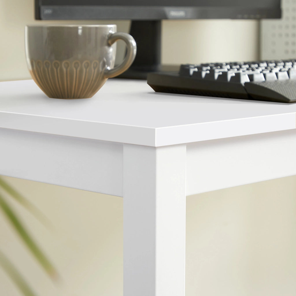 Tavolo rettangolare Tessa 120x60 cm in bianco minimal