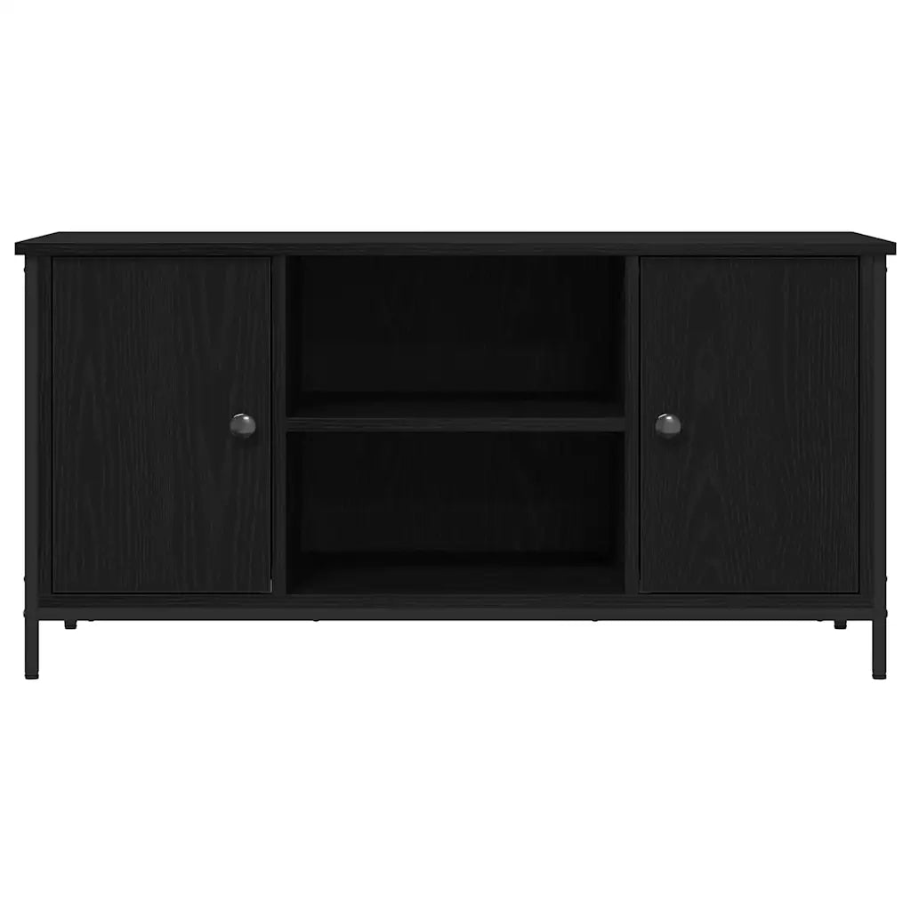 Mobile TV 100 x 40 x 50 cm Rovere nero Legno ingegnerizzato 862141