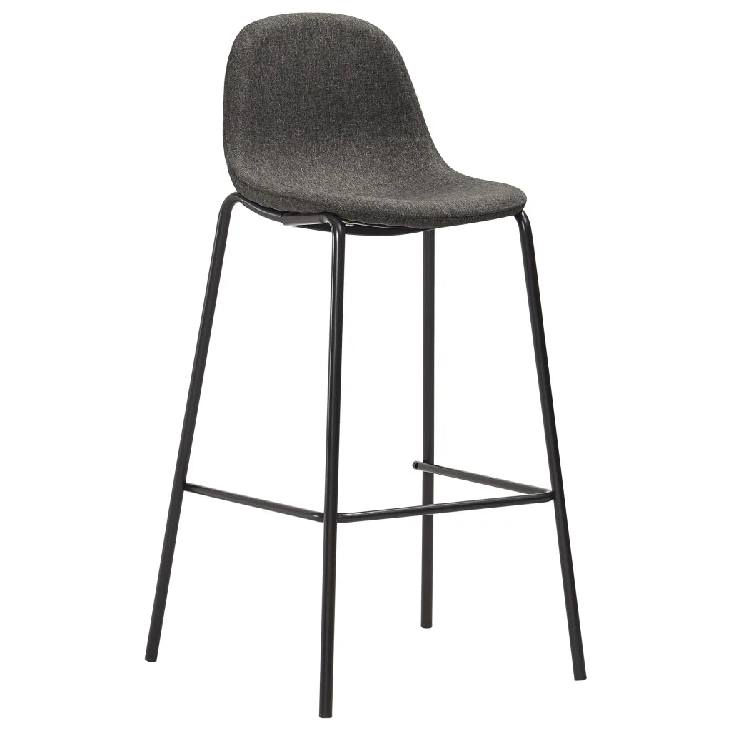Set da Bar 3 pz in Tessuto Grigio Scuro 3051133
