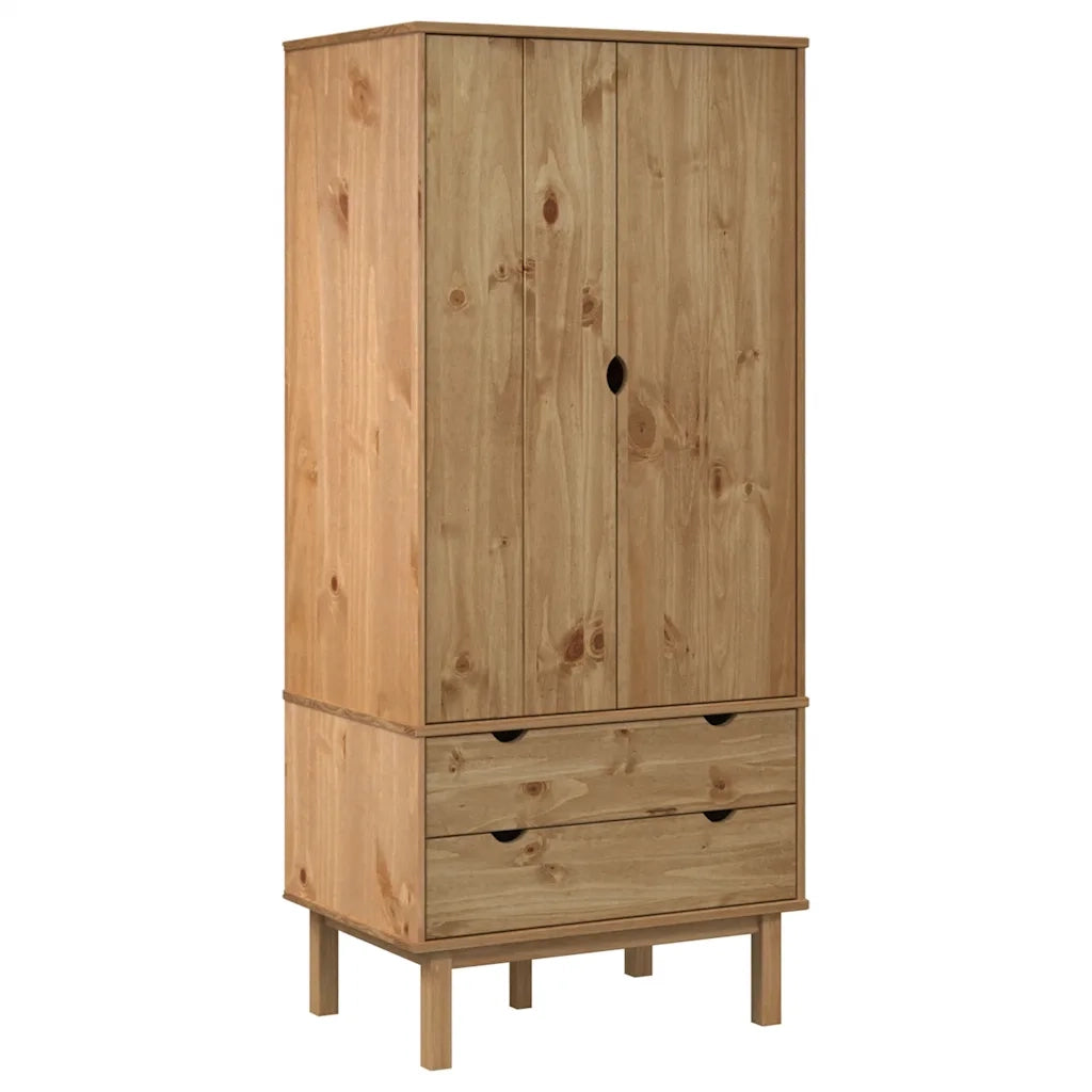 Armadio OTTA 76,5x53x172 cm in Legno Massello di Pino CFW4799610