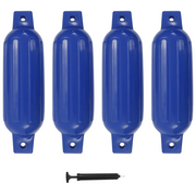 Paraurti per Gommone 4 pz Blu 41x11,5 cm in PVC 92376