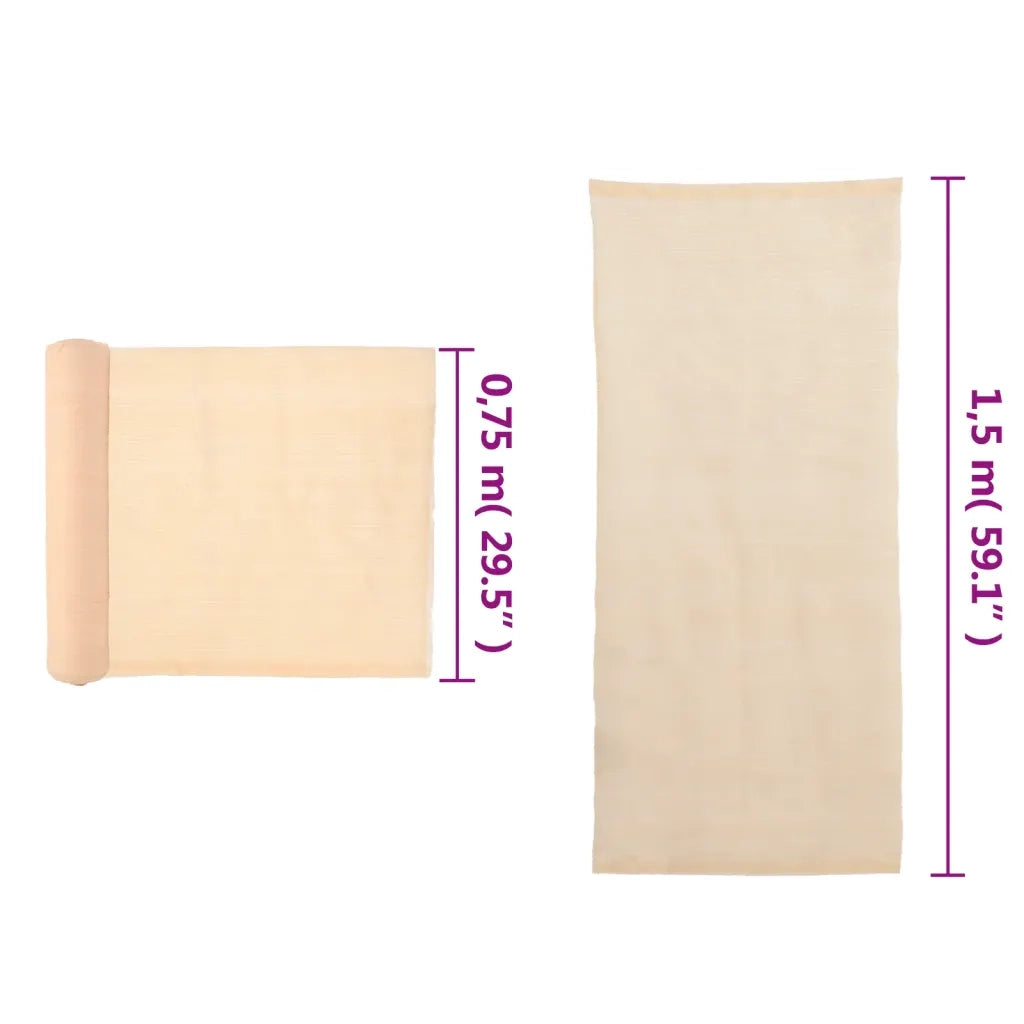 Rete per Privacy in HDPE 1,5x50 m Beige 45254